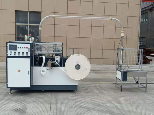 4KW πλήρως αυτόματη μηχανή κατασκευής χάρτινων φλιτζάνων για την παραγωγή τροφίμων και ποτών