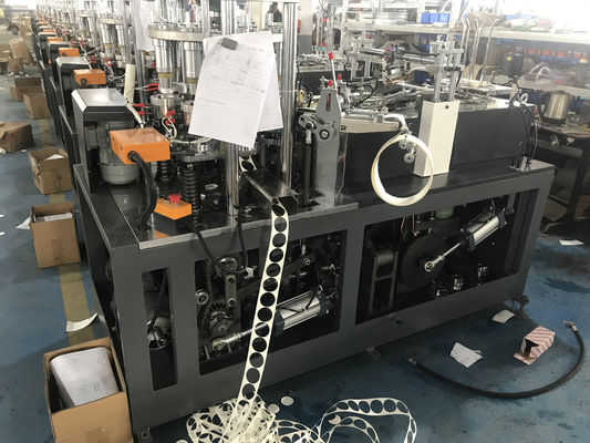 4KW πλήρως αυτόματη μηχανή κατασκευής χάρτινων φλιτζάνων για την παραγωγή τροφίμων και ποτών