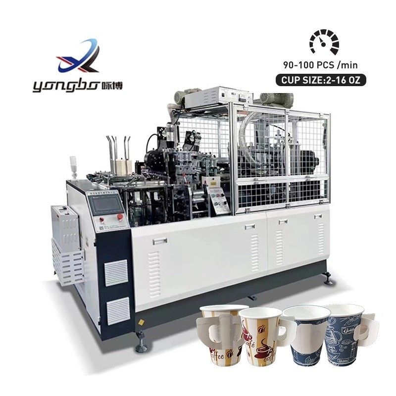 Προσαρμοσμένο 90-100pcs/min Υψηλής Ταχύτητας Εγκαταλειπτική Μηχανή Κατασκευής Καφέ από Χαρτί 9kw Μηχανή Σχηματισμού Καφέ από Χαρτί